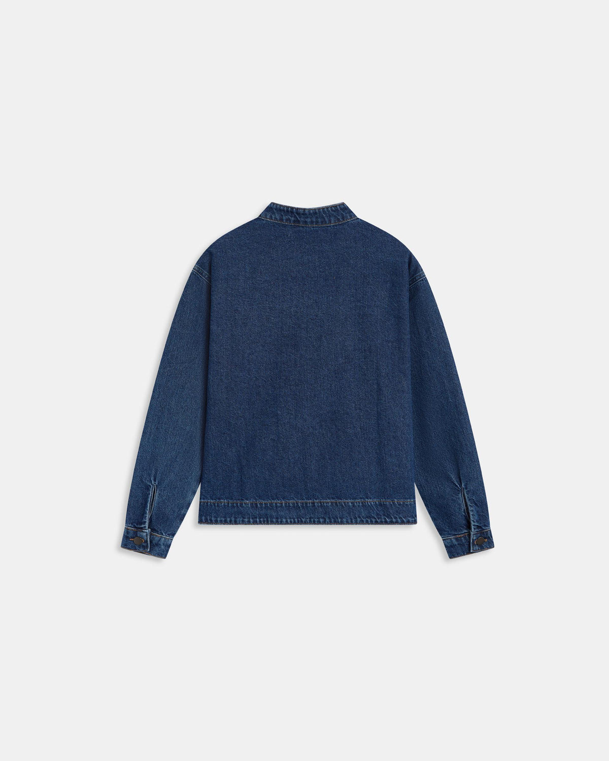 Blouson en Denim Bleu à Brandebourgs