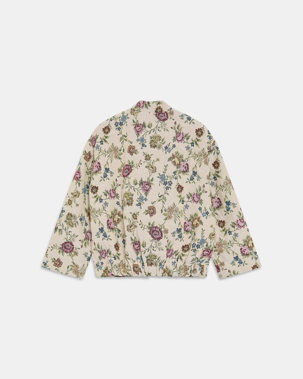 Multicolor Floral Print Bomber Jacket