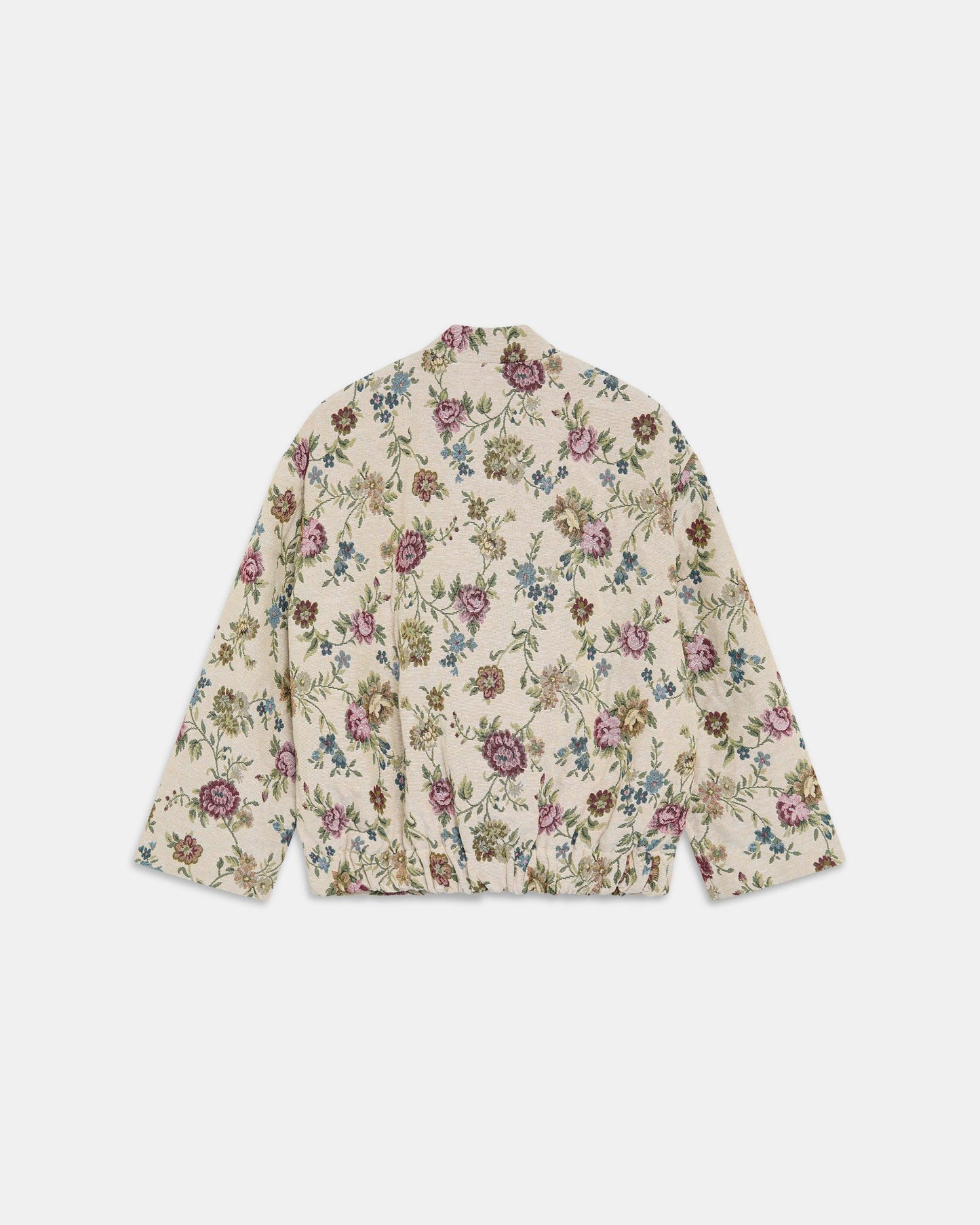 Multicolor Floral Print Bomber Jacket