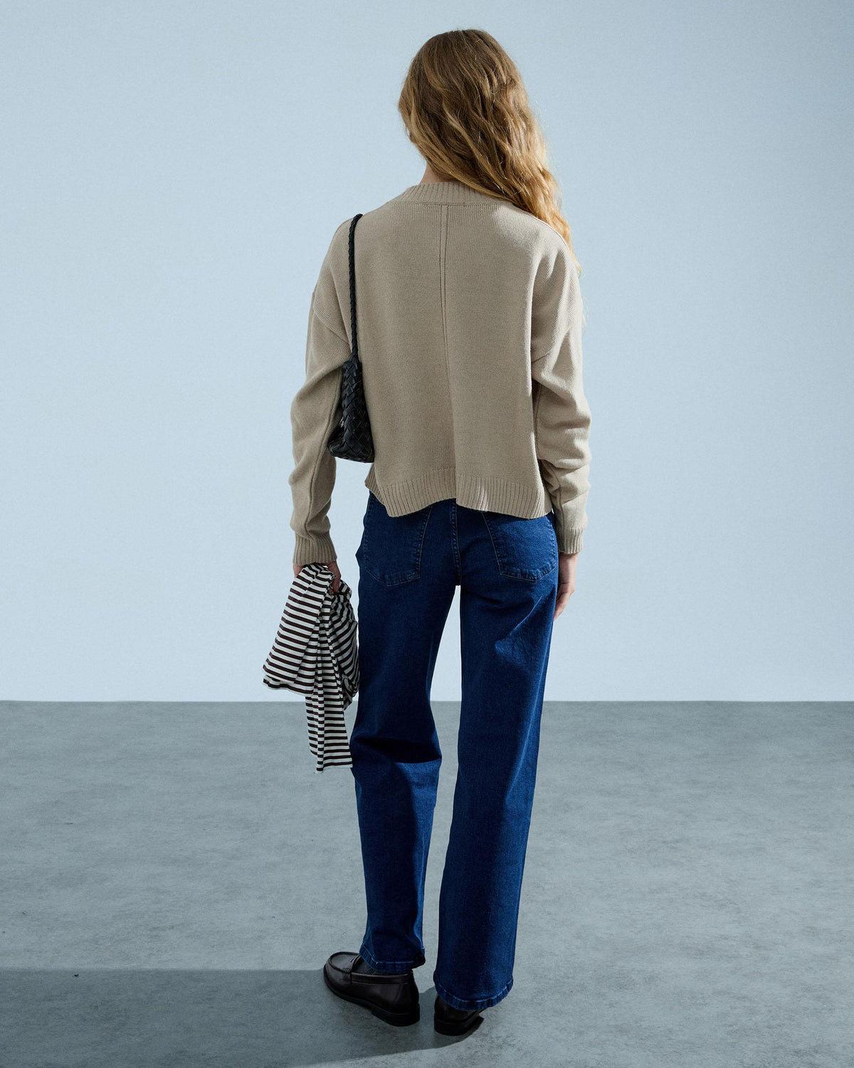 Jeans Doble Trabilla Azul Oscuro