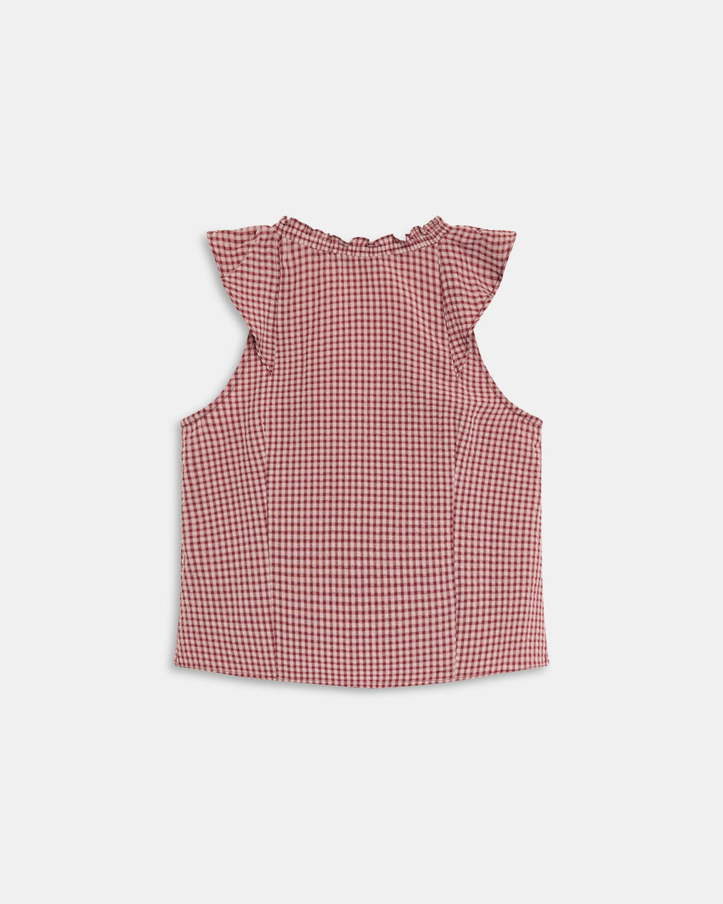 Top Sem Mangas Quadros Rosa