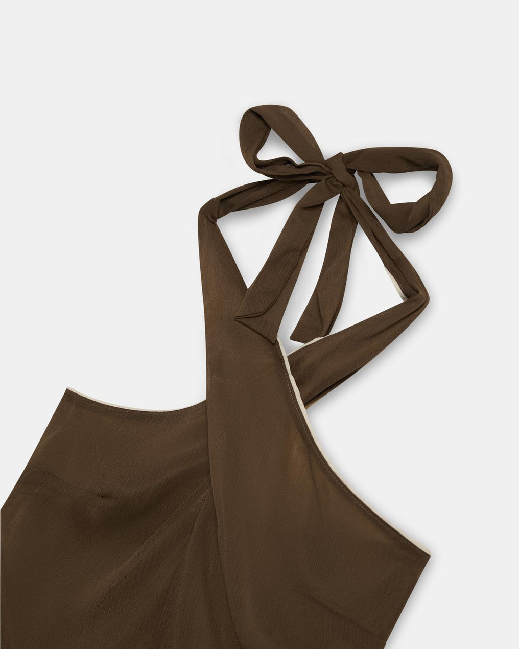 Top de Gaze Contraste Verde Escuro