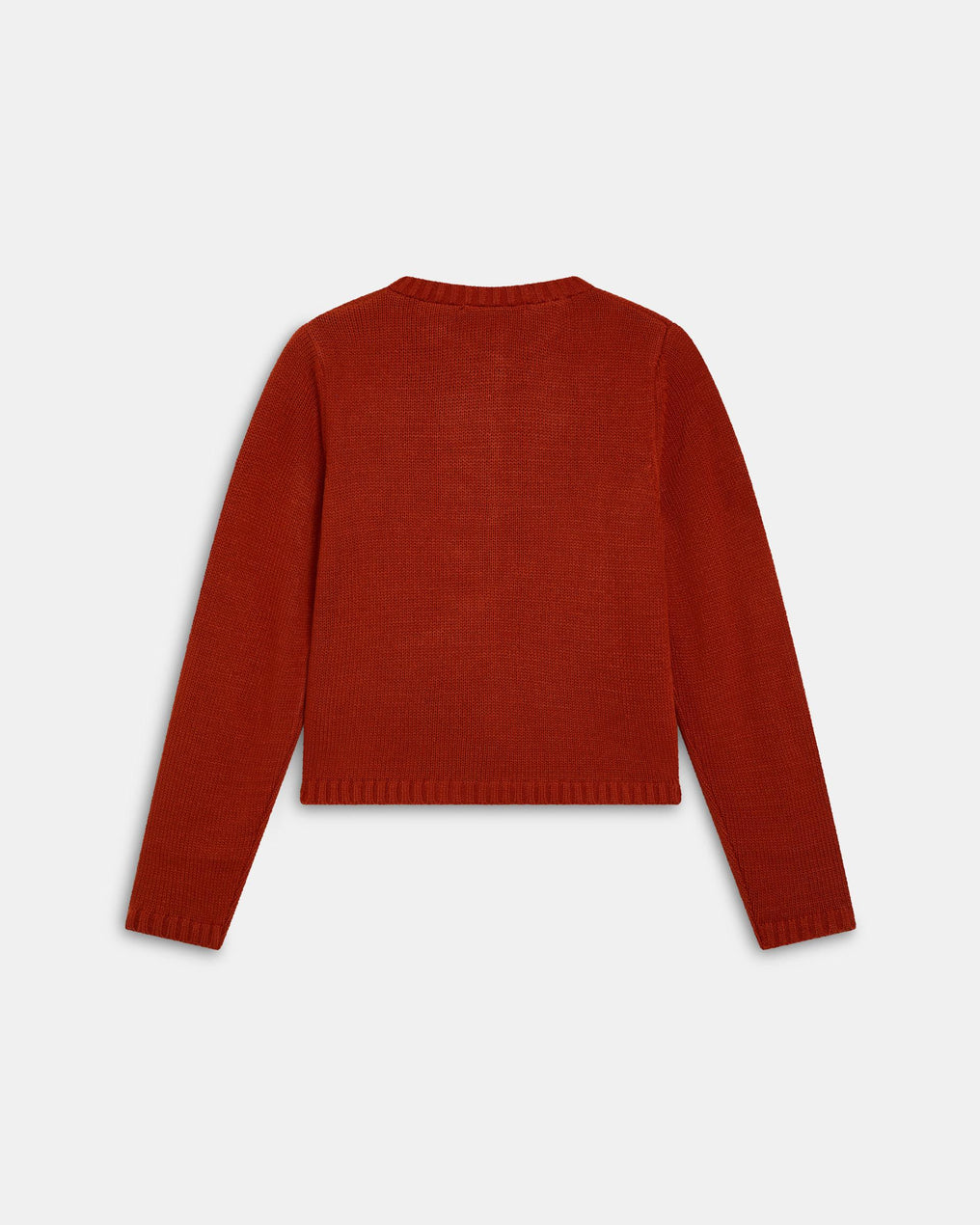 Cardigan Terracotta à Volant