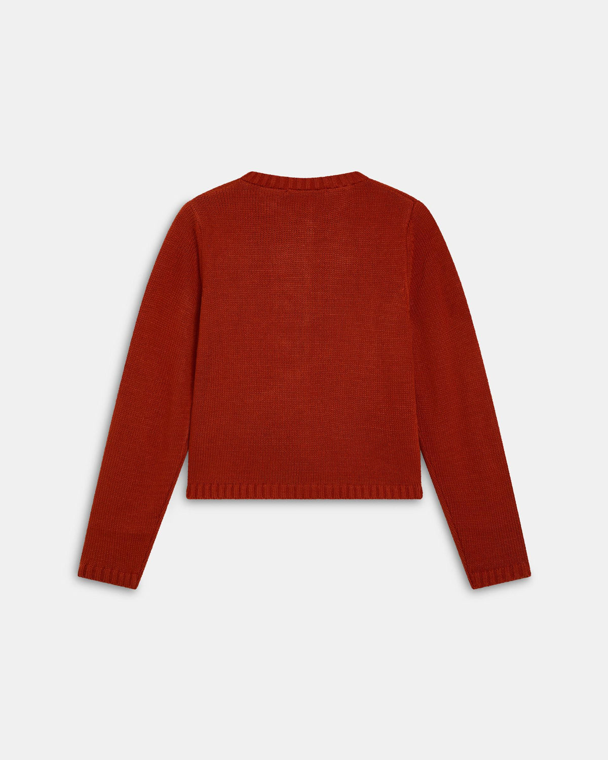 Cardigan Terracotta à Volant