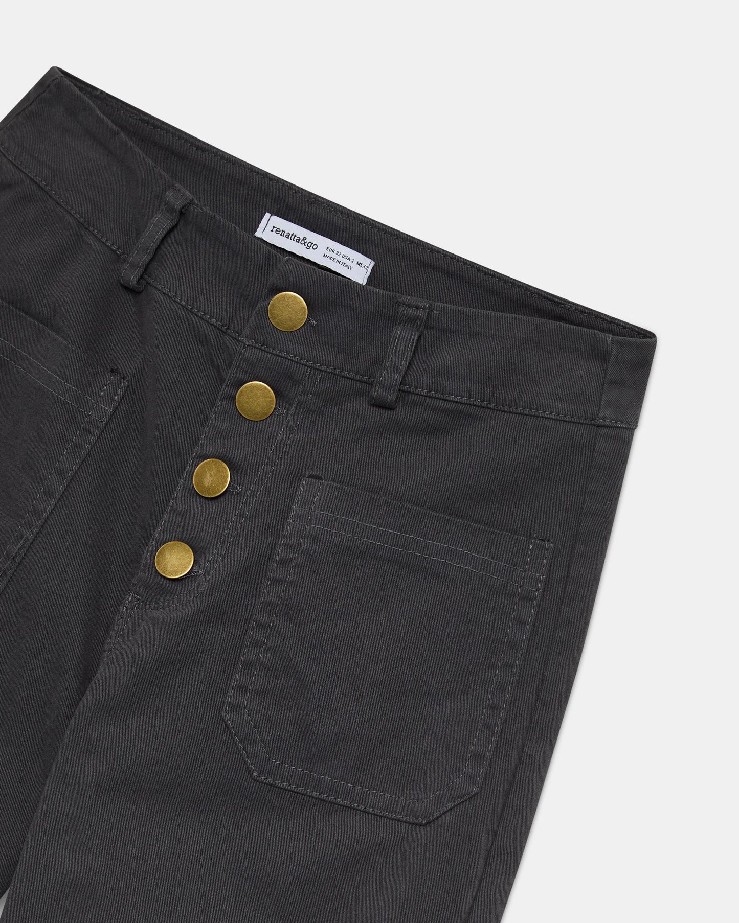 Anthracite Patch Pocket Jeans