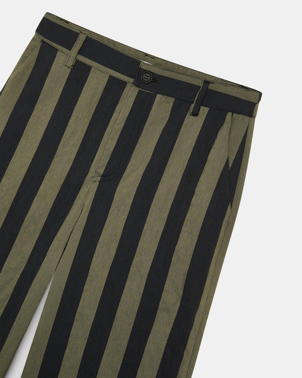 Pantalón Rayas Bicolor Negro