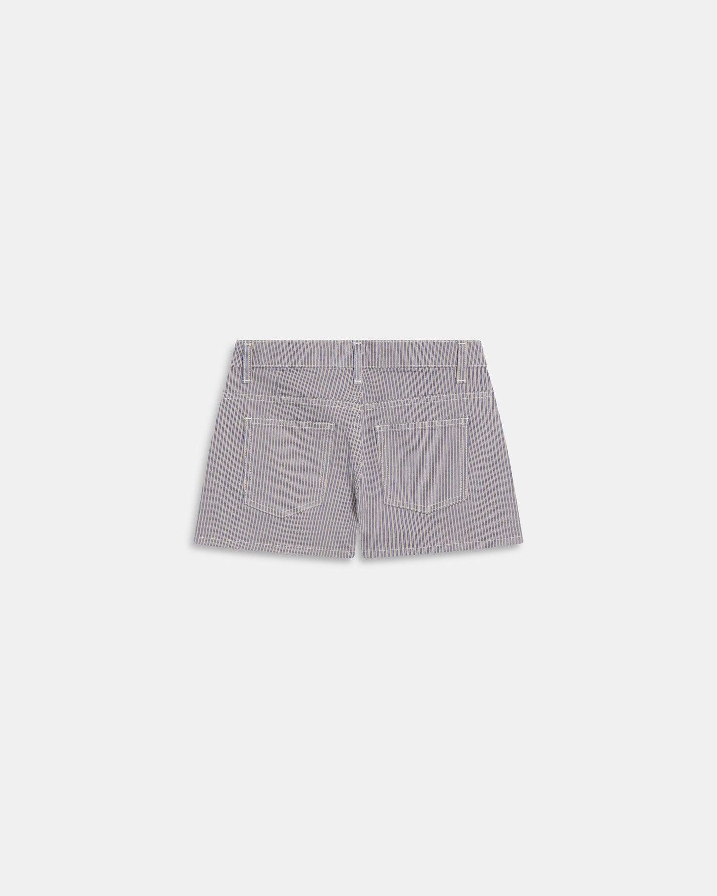 Shorts Básicos Rayas Azul