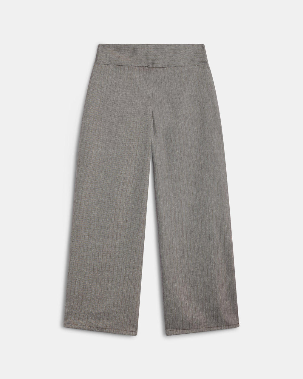 Pantalón Cinturilla Fajin Rayas Taupe
