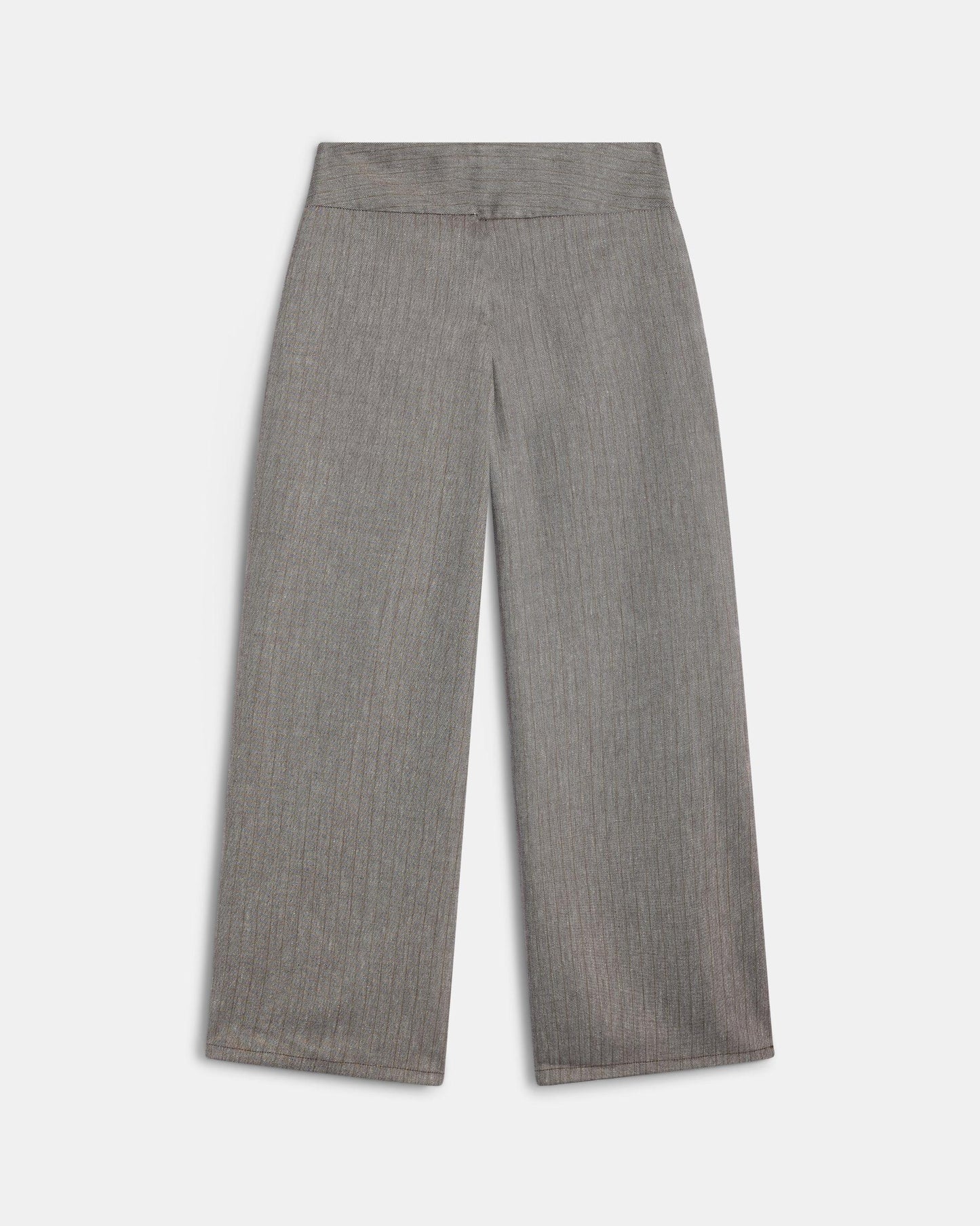 Pantalón Cinturilla Fajin Rayas Taupe