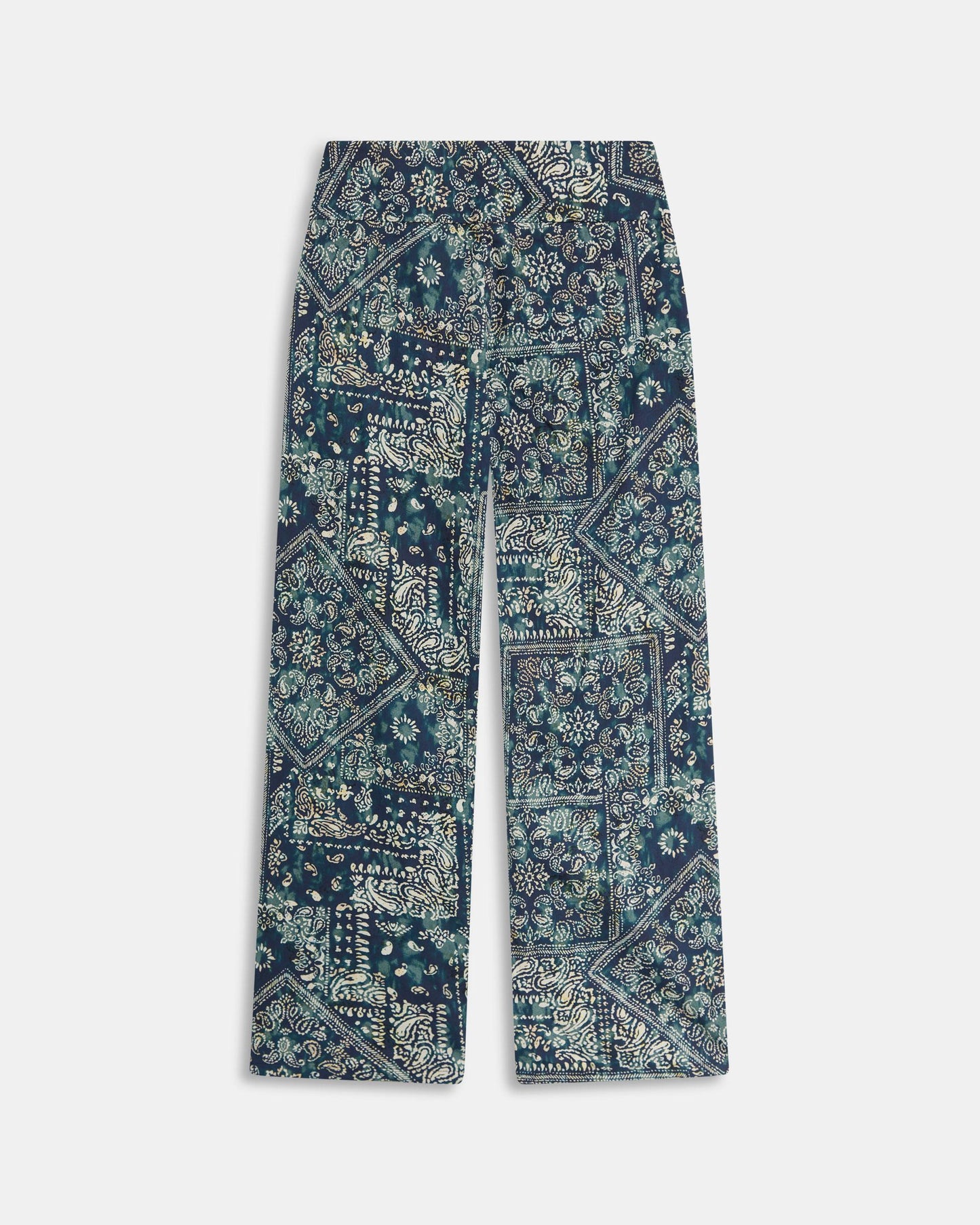 Pantalón Cinturilla Lazada Bandana Azul
