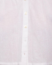 Blusa Volantes Pliegues Blanco - 5